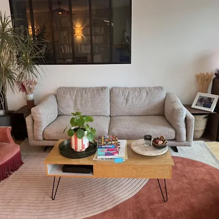 Lovely 80 M Balcony Near Paris Сент-Уан
